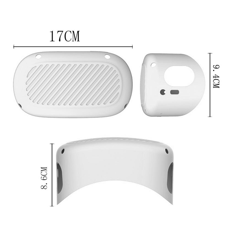Siliconen Beschermhoes Shell Case Voor Oculus Quest 2 Vr Headset Head Cover Anti-Krassen Vr Accessoires