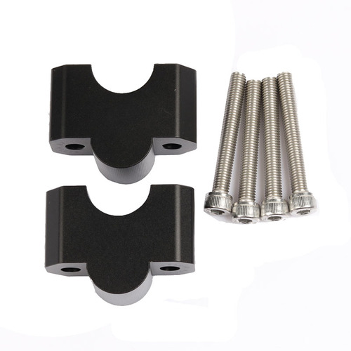 Handlebar Riser For LONCIN VOGE 300 RALLY 300 GY RALLY300 Motorcycle Accessories Mount Handle Bar Clamp Rise Extend Adapter: Dark Grey