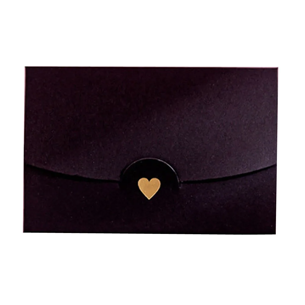 Stationary Small Envelope 10.5*7CM For Letter Pearlescent Paper Paper Envelopes Name Card Mini Envelopes Greeting Card: PURPLE