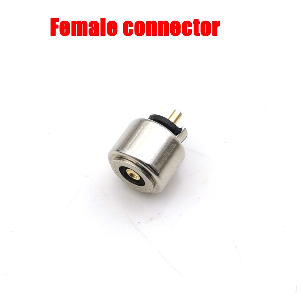 6mm 2 nastainen magneetti yksijousitettu magneettikaapeli pogo pin liitin latausvirta uros naaras anturi 5-12v juotoslangan tyyppi: 6mm mustaa narttua
