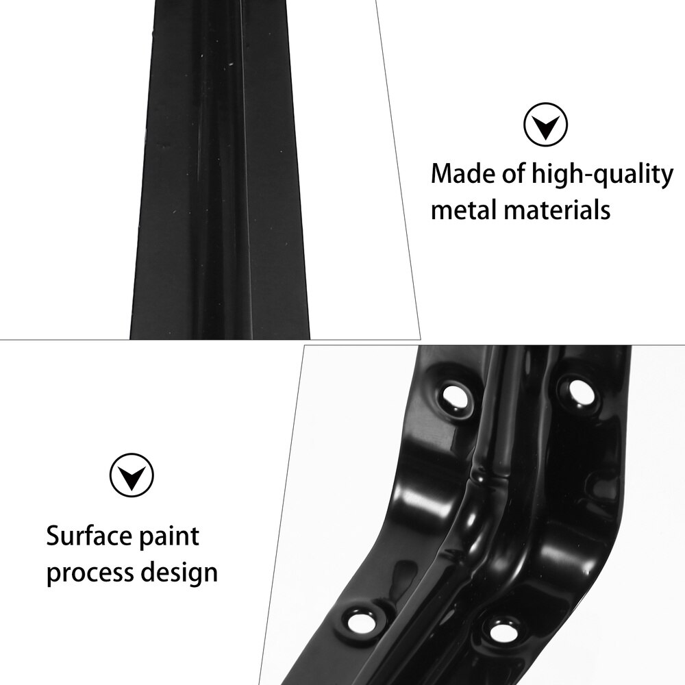 10pcs Microwave Oven Brackets Shelf Brackets Pre-drilled Corner Brace Brackets