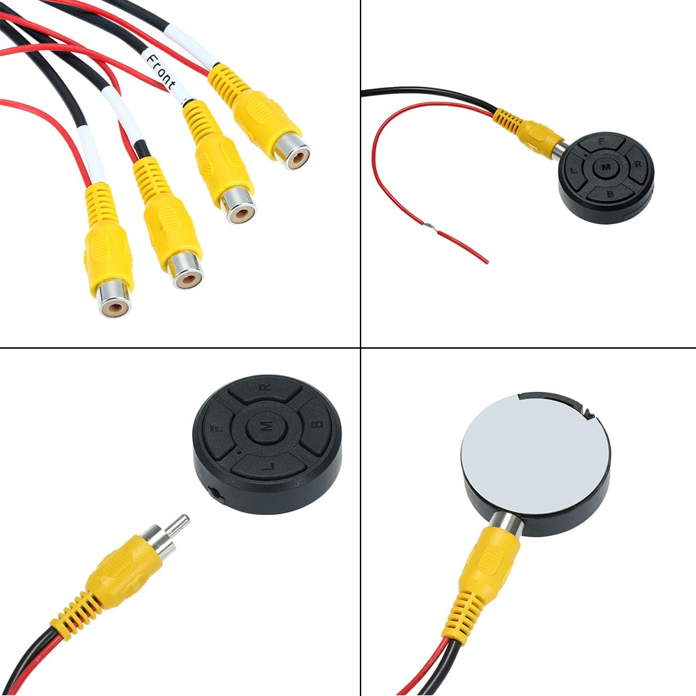 Intelligent Video Switcher 4 to 1 Wireless Car Video Switcher Car Styling