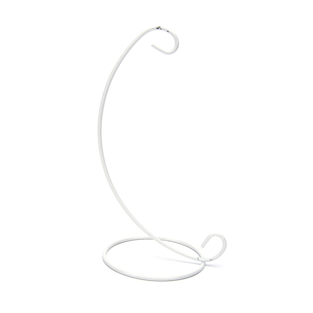 Ferro pendurado planta stand titular para decorar o seu quarto, sala, cozinha ou outro uso.: BRANCO