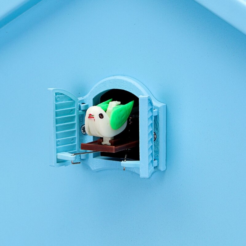 Bird Cuckoo Quartz Wall Clock Timer Wall Clock for Home Office Decoration QX2E