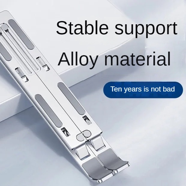 Laptop-Halter aus Aluminiumlegierung, verstellbar, faltbar, tragbar, für Notebook-Computer, Halterung, anhebbar, rutschfeste Halterung