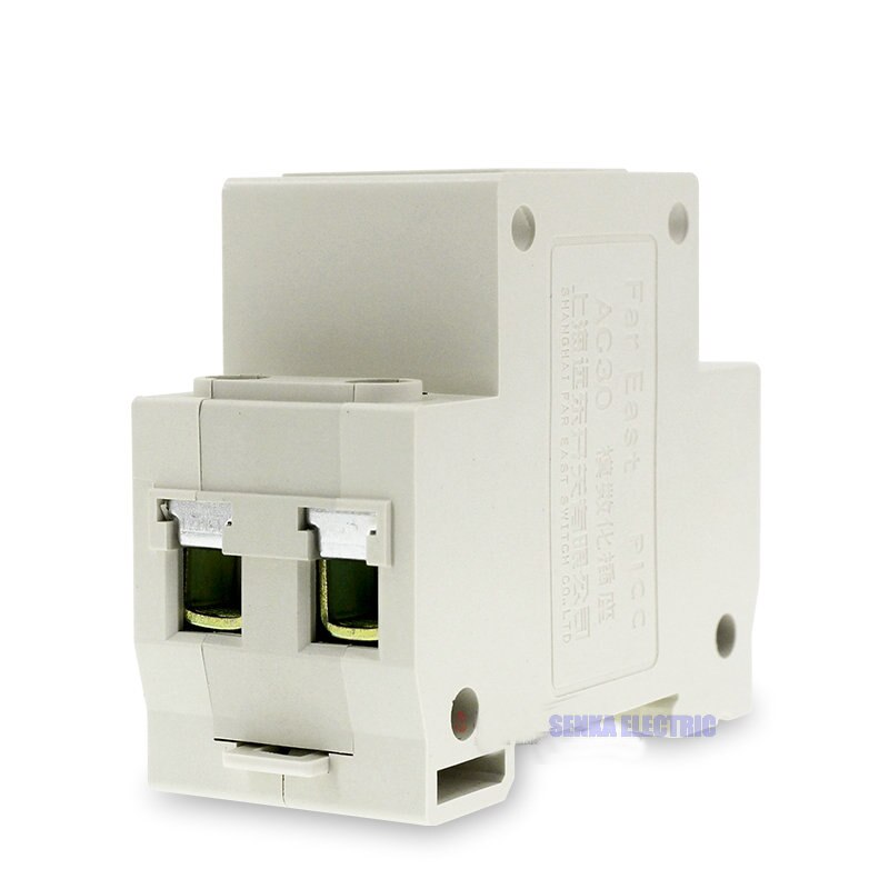 Eu Ons Din Rail Modulaire Socket Voor Schakelapparatuur 3 Pins Extention Verdeelkast Stopcontact 10-16A 250V