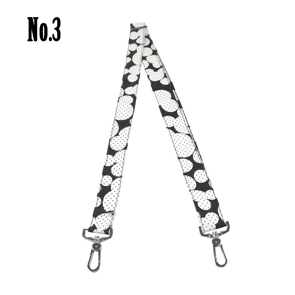 Tanqu 1 stycke mjukt blommigt handtag med justerbart längd med spänne för klassiska mini obag handtag för o väska för handväska dam & #39 ;s väskor: No 3