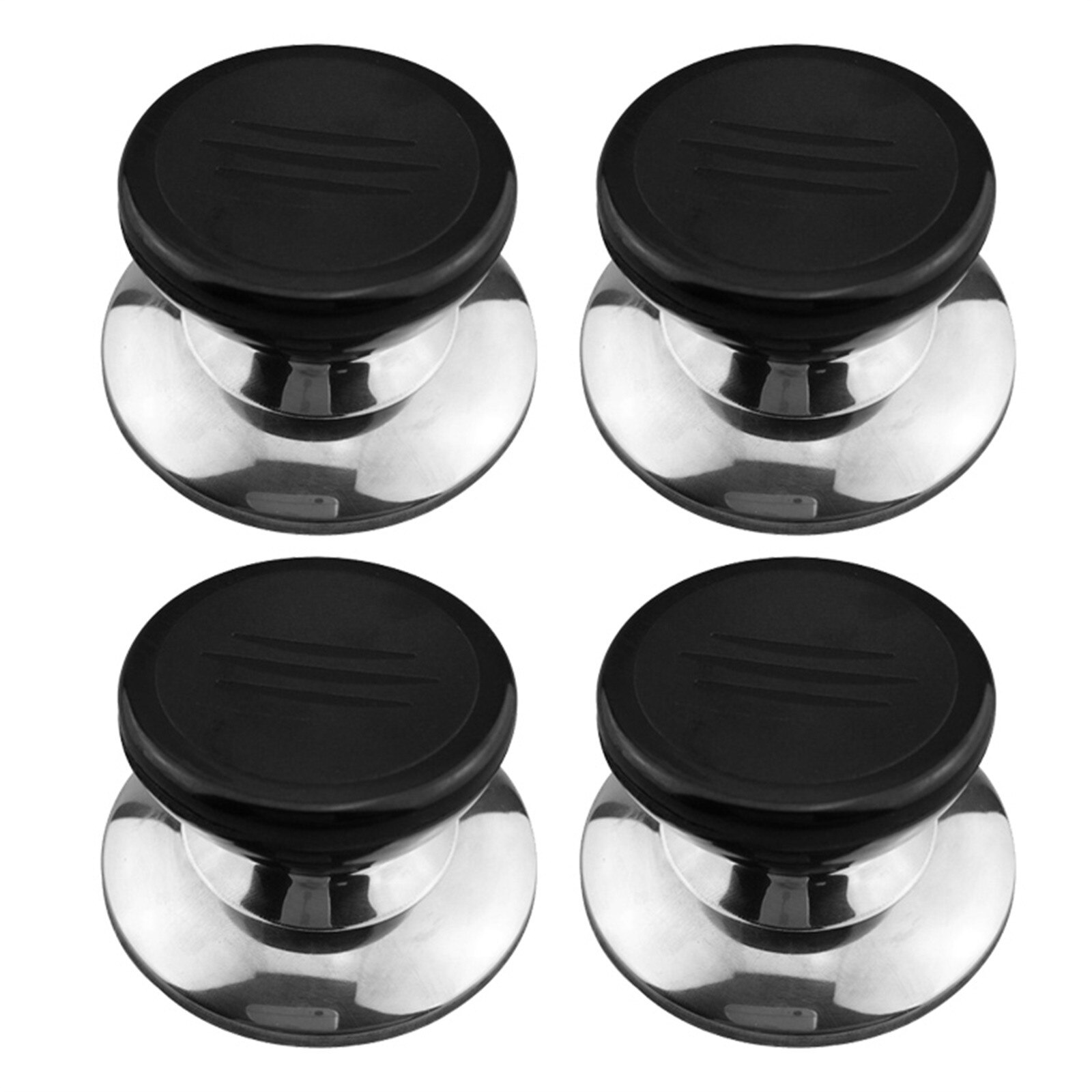 4 Easy-to-mount Replacement Knobs For Pan Lids, Pots And Aans Knob Handle Cover Pan Lid Handle Kitchen Accessories Tool: Default Title