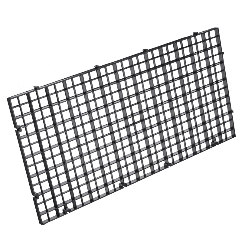 4 stk 30*15cm isoleringsnet gitterplade skillebakke plast ægkasse adskillelseskort akvariefiskbeholder rengøringsværktøj