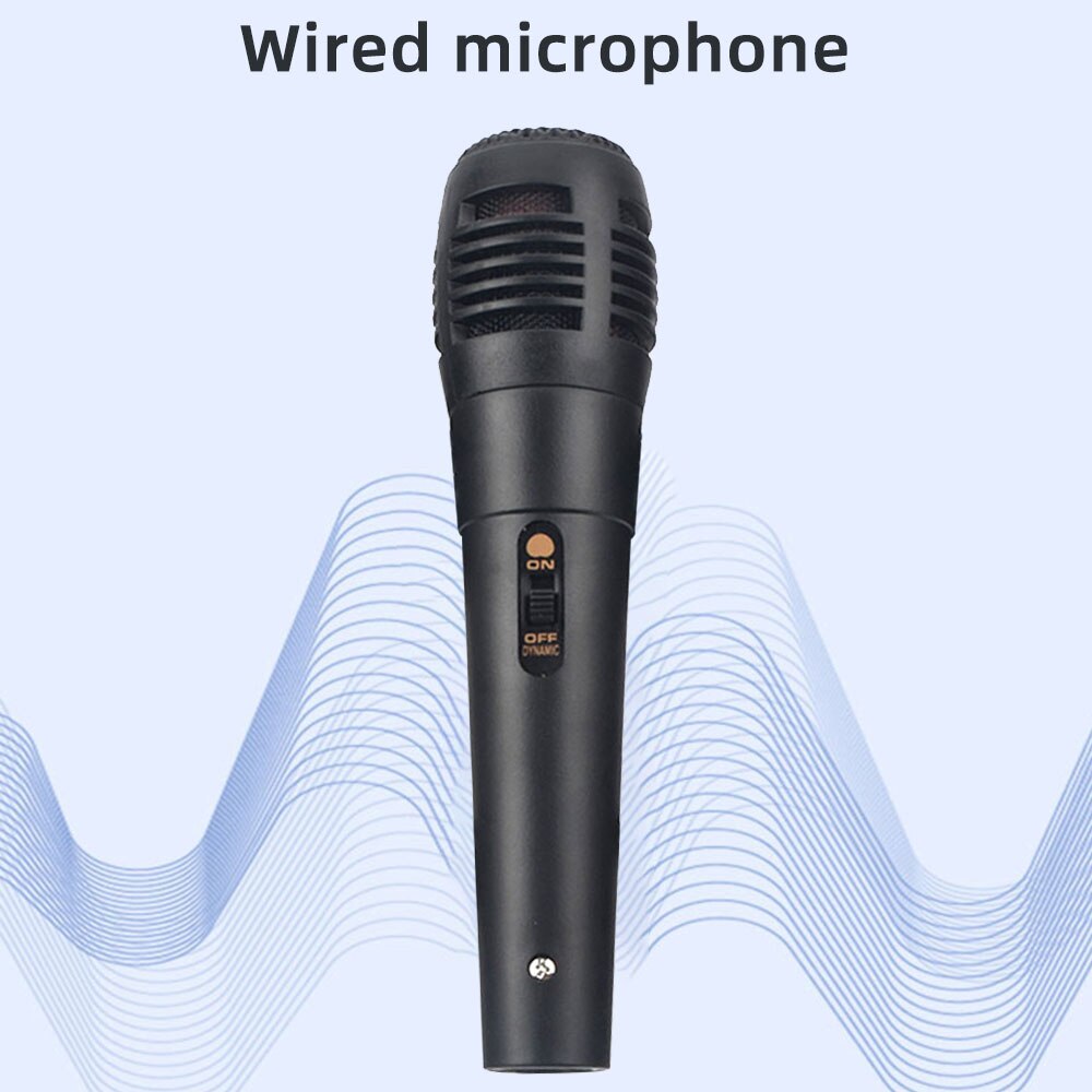 Wired microphone 3.5mm / 6.5mm for family gatherings karaoke tools with high sound and low noise mic lound Speaker