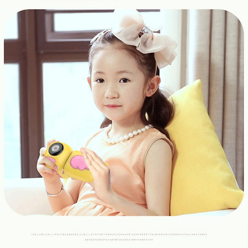 Hd 1.7 Inch Mega Pixels Digitale Camera Kinderen Kids Baby Leuke Cartoon Kerstcadeau Voor Onderwijs Leren
