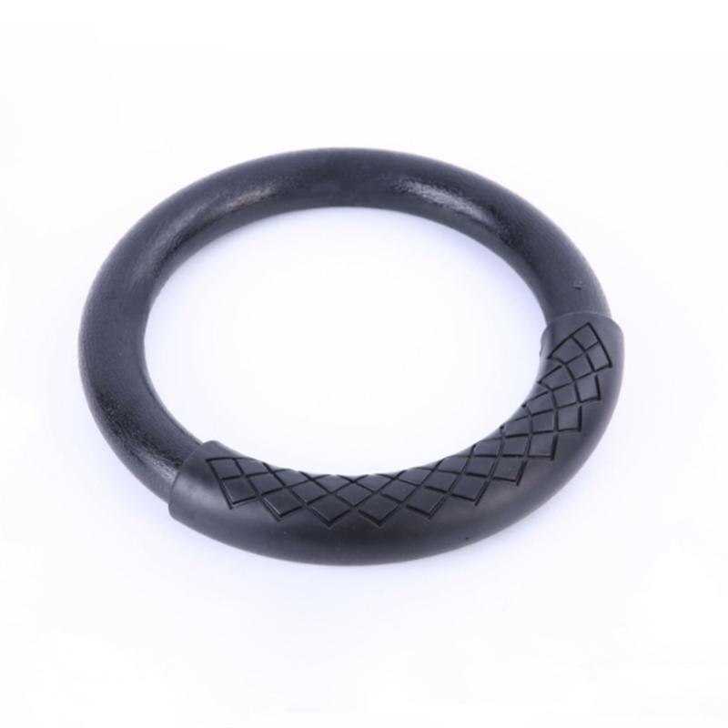1 paire d'anneaux de gymnastique pour abdominaux, anneaux de gymnastique olympiques, anneaux de fitness, anneaux d'entraînement, anneau de fitness à domicile, pour une utilisation en fitness, noir