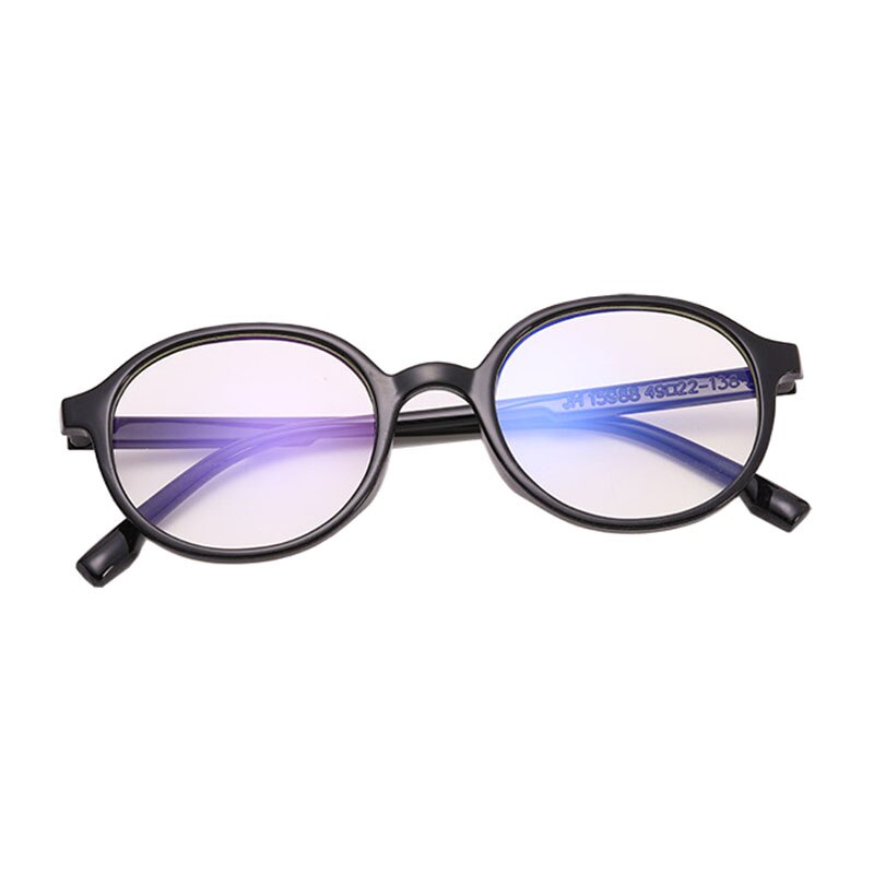 Anti Blue-Ray espejo PC marco gafas planas redondas gafas para estudiantes Oficina uso TT @ 88