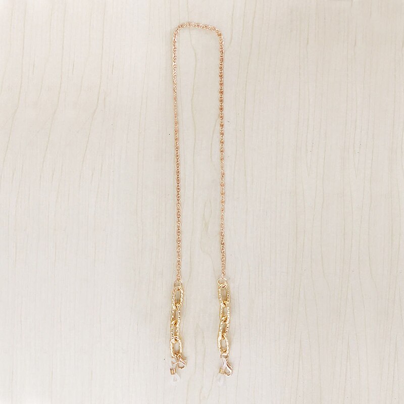 Reading Glasses Face mask Chain For Women metal Imitation pearls Non-slip Sunglasses Cords Casual Eyeglass Chain For Men