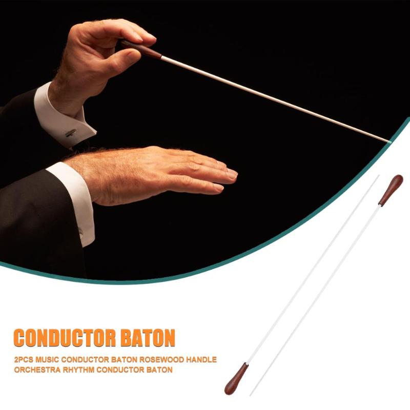 Guitar Music Conductor Multi-function 2x Music Conductor Baton Rosewood Handle Band Music Rhythm Director