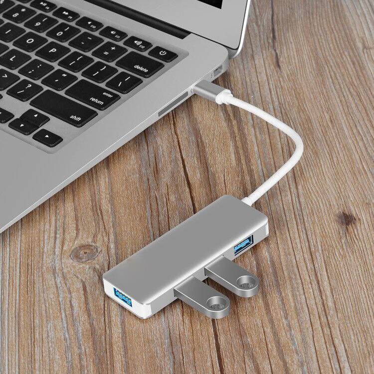 A16 Aluminum alloy ultra-thin 4-port USB3.0 hub one for four USB3.0 HUB splitter usb port hub usb hub