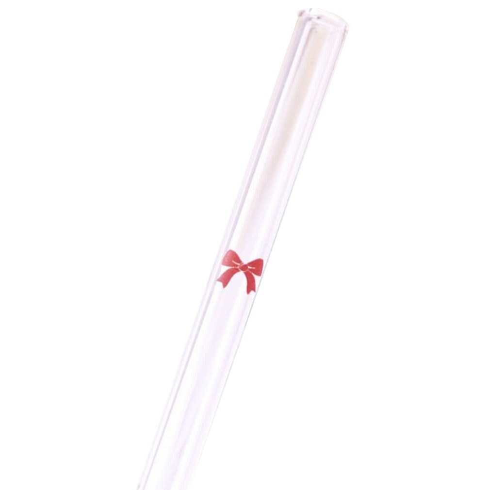 Reusable Colorful Cute Cartoon Children'S Baking Glass Straws Are Beautiful Simple Fresh And Fashionable