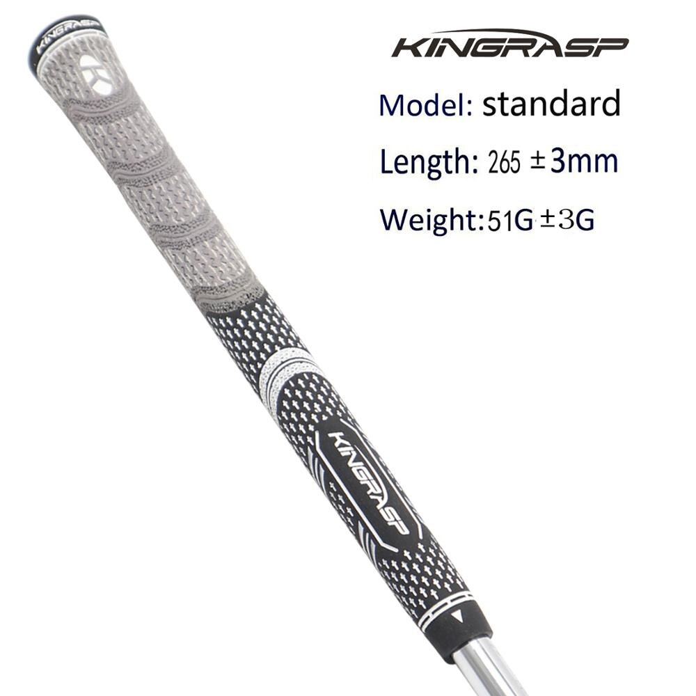 KINGRASP Unisex Golf grips Rubber Golf driver Grips Color mixin 13pcs/lot Golf wood grips: black Standard