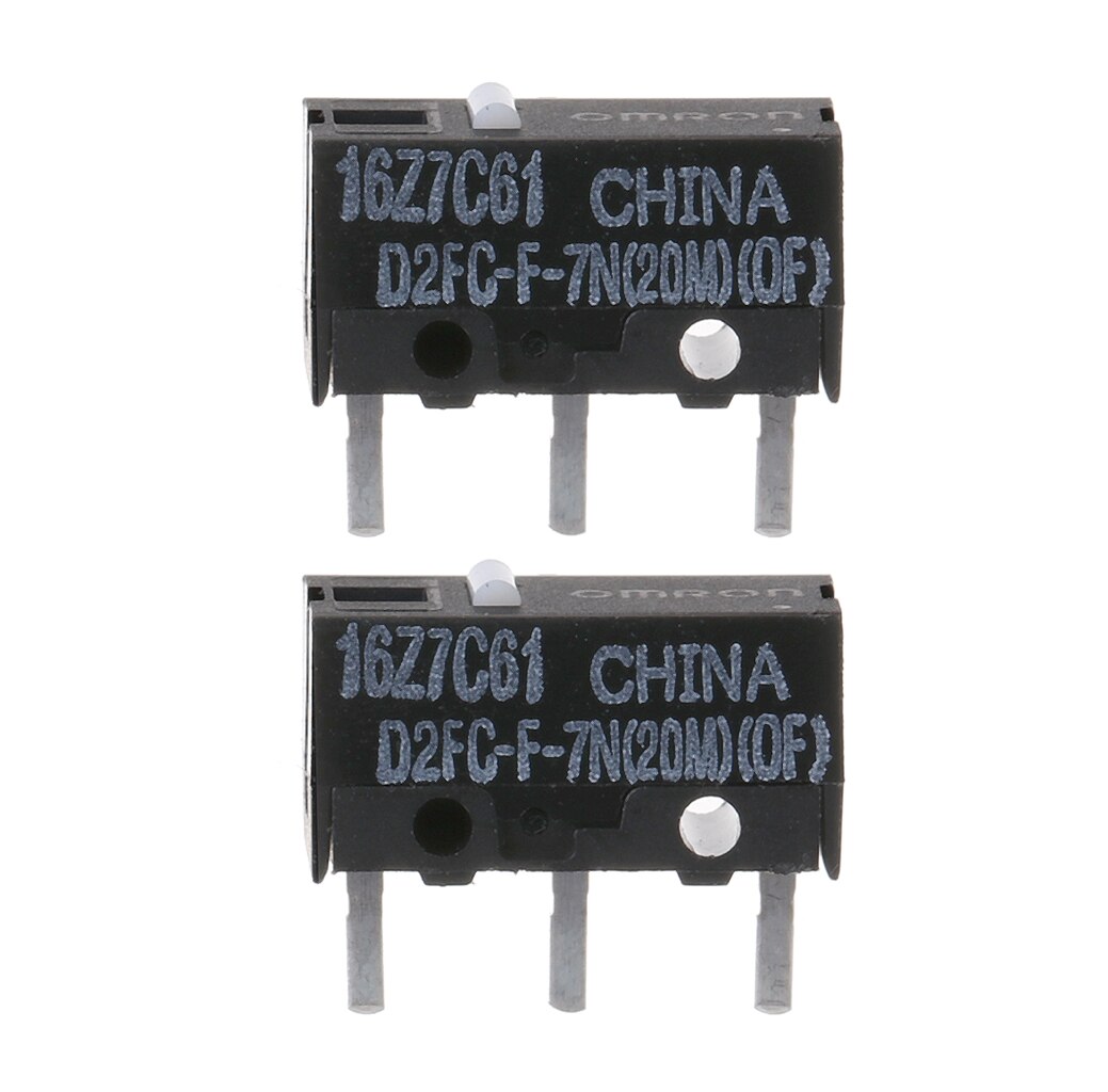 100% Brand and 2Pcs Original OMRON Mouse Micro Switch D2FC-F-7N(20M)(OF)