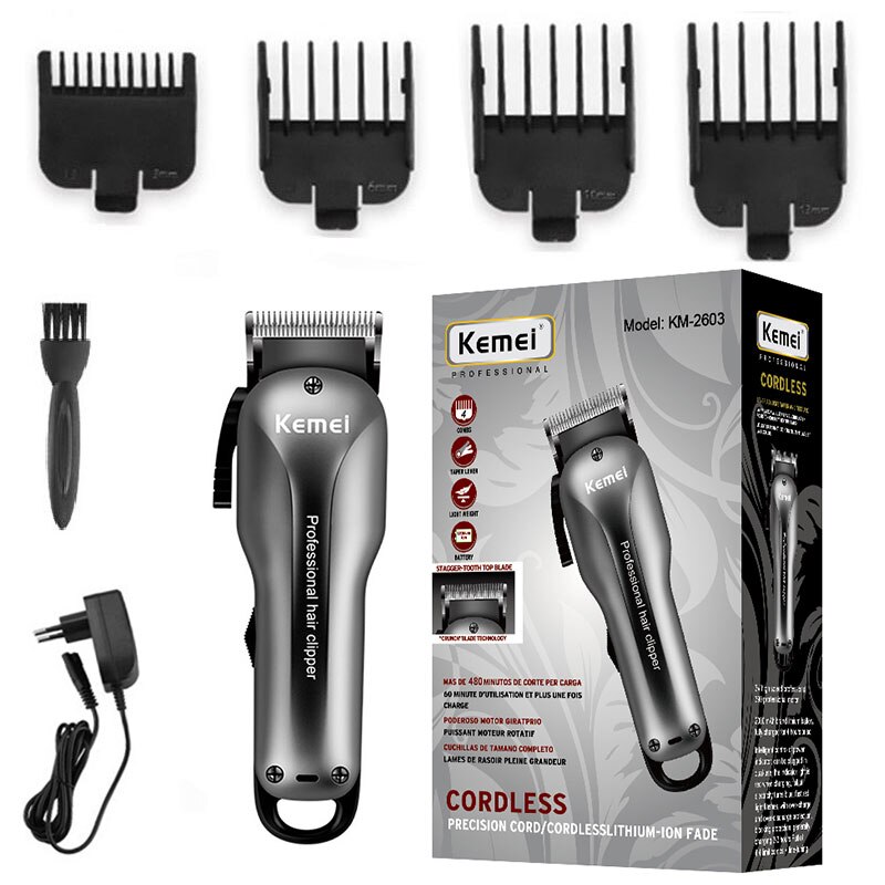 Originele Verstelbare Blade Oplaadbare Tondeuse Elektrische Hoofd Power Baard Trimmer Mannen Tondeuse Met 2000Mah Batterij: Original box