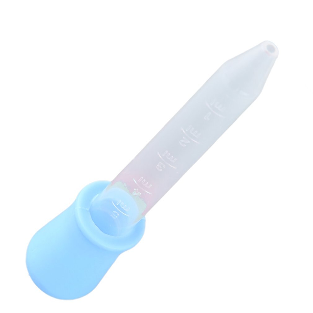 5Ml Clear Silicone Plastic Baby Druppelaar Lepel Pipet Vloeibare Druppels Voedsel Buret Baby Gebruiksvoorwerpen Voor Baby Baby Voeden