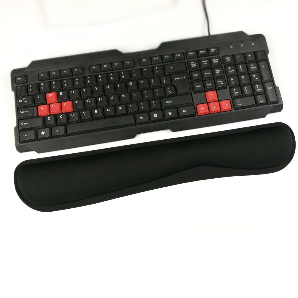 Durable Memory Foam Set Nonslip Mouse Wrist Support/ Keyboard Wrist Rest for Office Computer DJA99