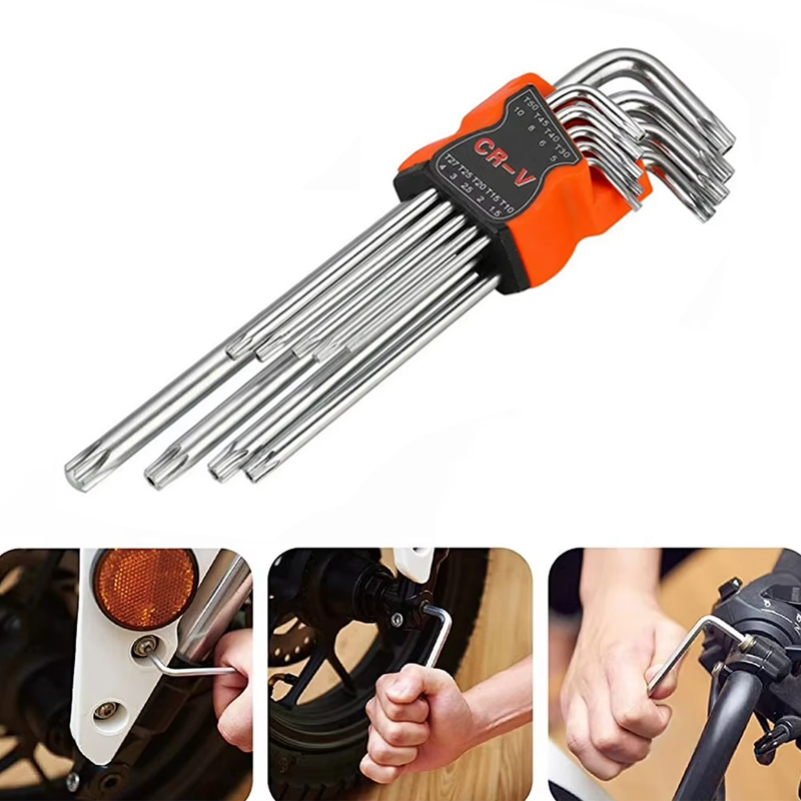 Sleutelset Inbussleutel Multifunctioneel gereedschap met korte arm Universeel moersleutelgereedschap