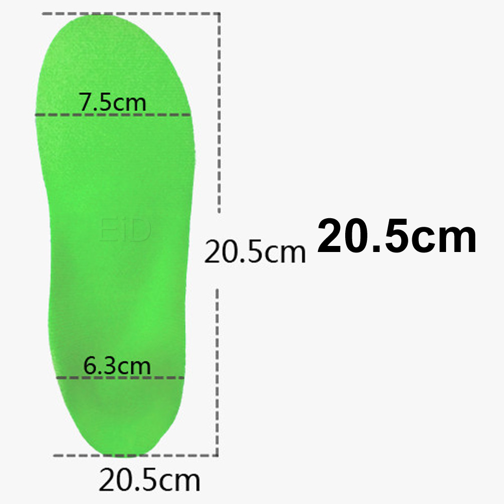EiD 3D kids children's orthopedic insoles for shoes flat feet Arch Support insole for XO-Legs child Orthotic Insoles Foot Care: Length 20.5cm