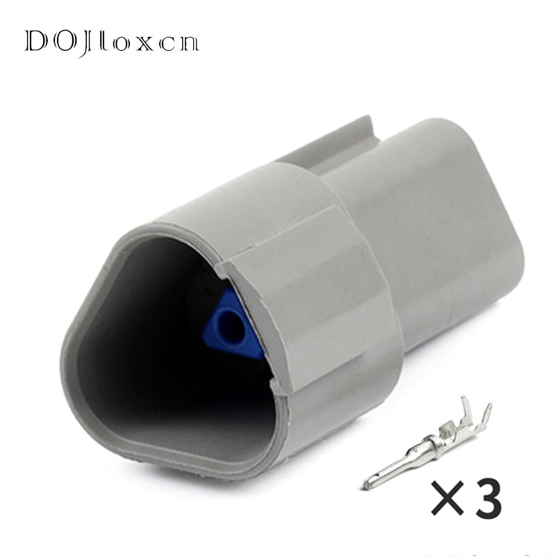 1/5/10/20/50 Sets 3 Pin ROSH Environmental Protection IP68 Deutsch DT04-3P-P006 DT06-3S-P006 ConnectorWith 120 Ohm Resistance: green / Under 5Pcs