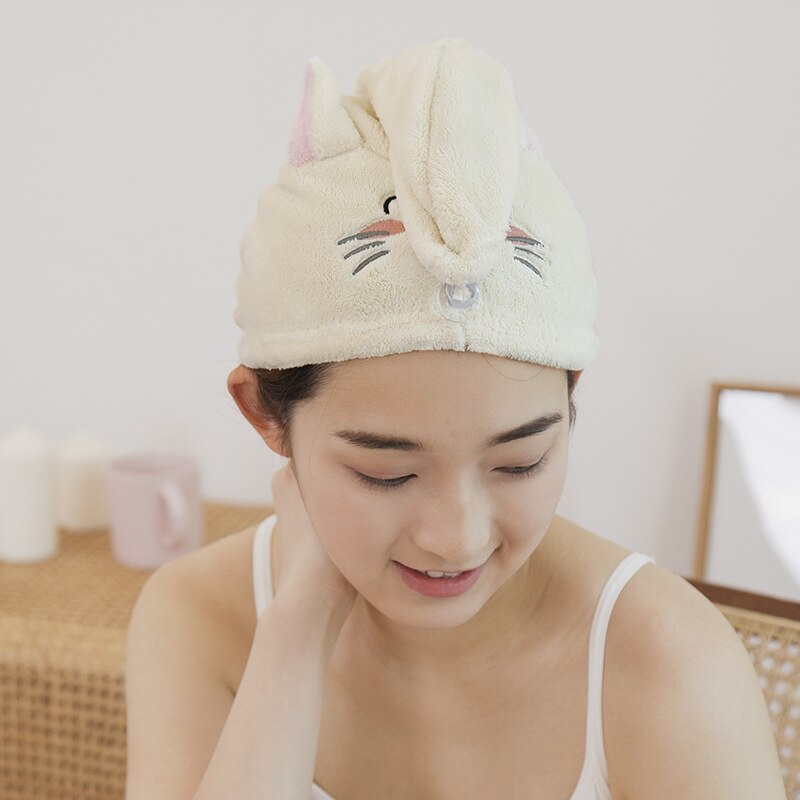 Kvinnor mikrofiber handduk hår handduk badlakan för vuxna hem frottéhanddukar badrum serviette de douche turban för torkning av hår