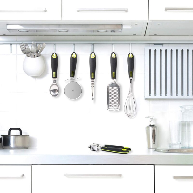 Kitchen Utensils Set,7 Pcs Kitchen Tools and Gadgets Essentials Cooking Utensil Set Stainless Steel with Soft Contact