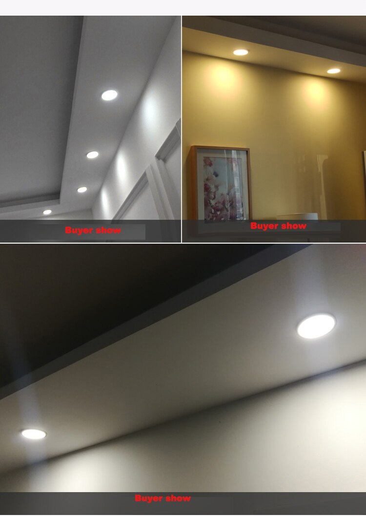 LED Panel Light Round Ultra Thin LED Downlight AC220V 6W 8W 15W 20W LED Ceiling Recessed Light For Indoor Bathroom Illuminate