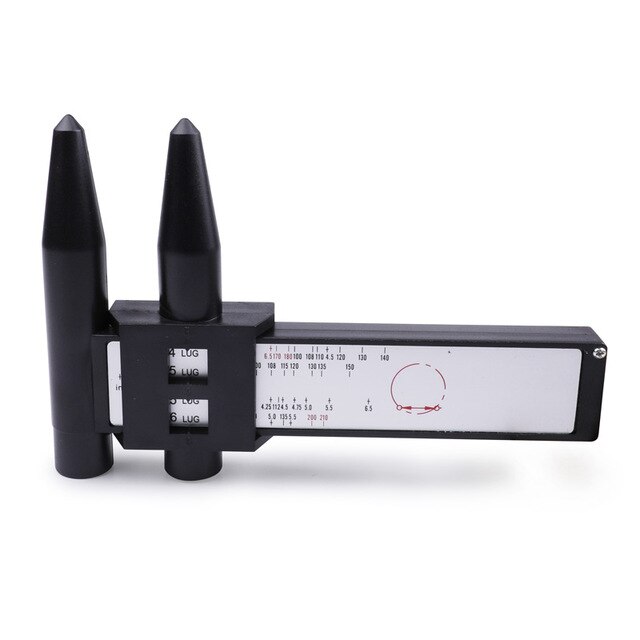 WHEEL PCD GAUGE PCD caliper ruler RIM WHEEL 4,5,6,8 BOLT CIRCLE GAUGE WHEEL BOLT PATTERN TOOL 100mm pcd Measure tool: typeA