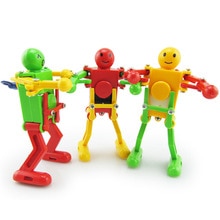 Clockwork Wind Up Dansende Robot Speelgoed voor Baby kinderen Developmental Puzzel Speelgoed Leuk Speelgoed
