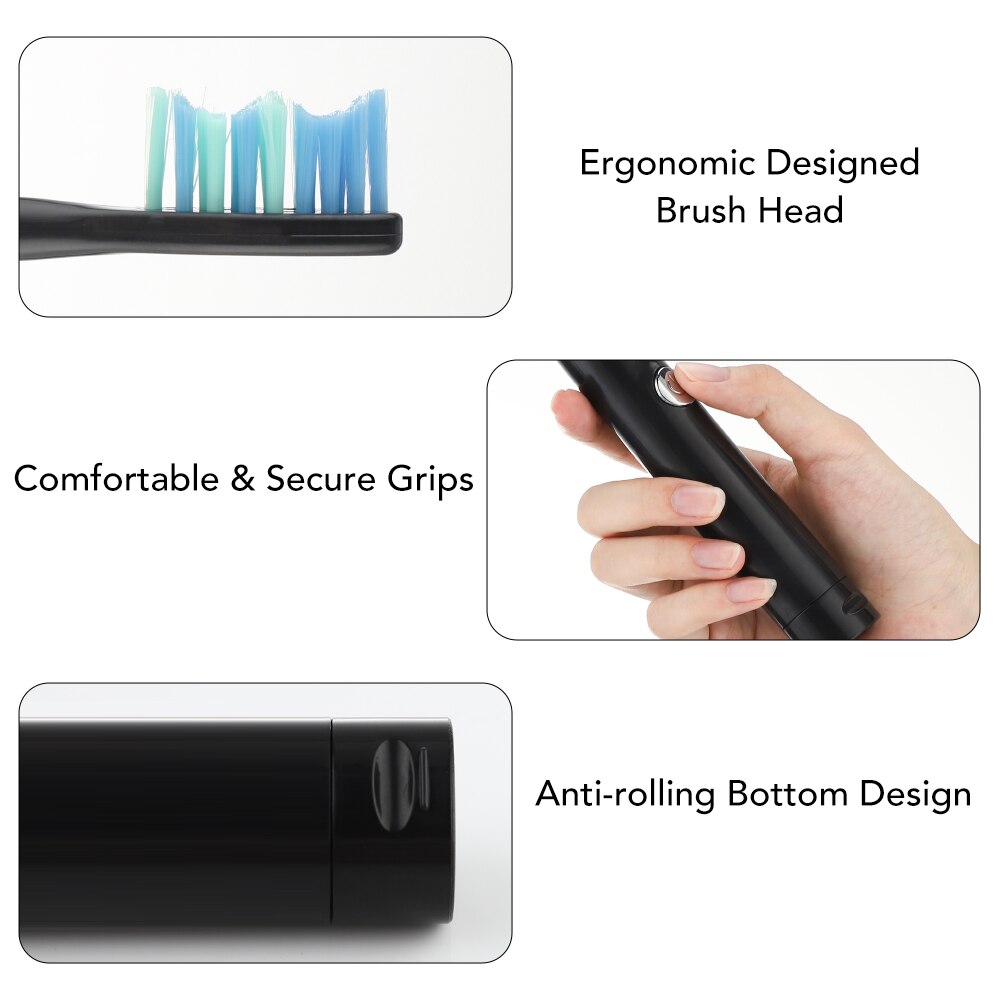 Portable Smart Electric Sonic Vibration Toothbrush Waterproof Electric Tooth Brush Teeth Whitening Oral Care Family Dental Care