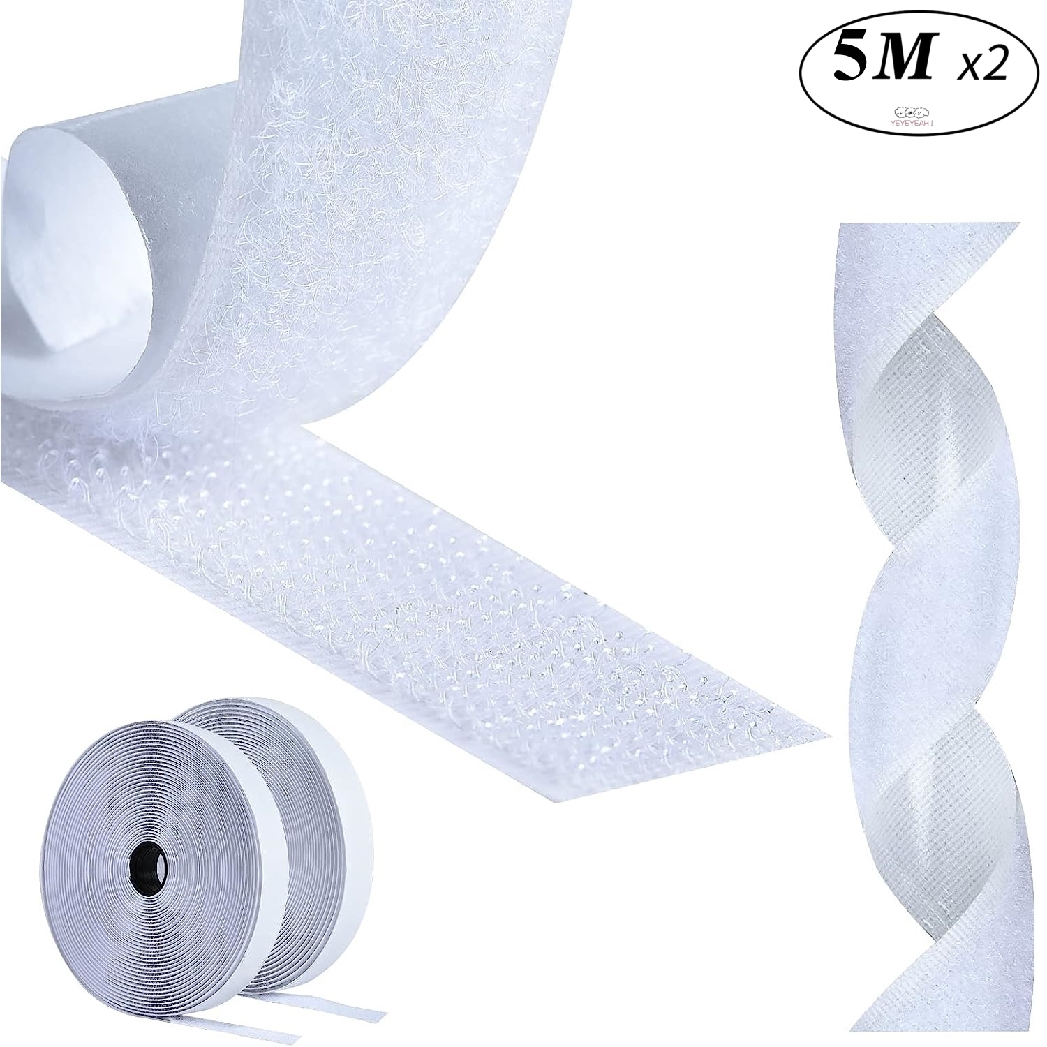 Nastro adesivo magico nastri antigraffio adesivo biadesivo extra forte autoadesivo con adesivo potente chiusura a strappo: Oro