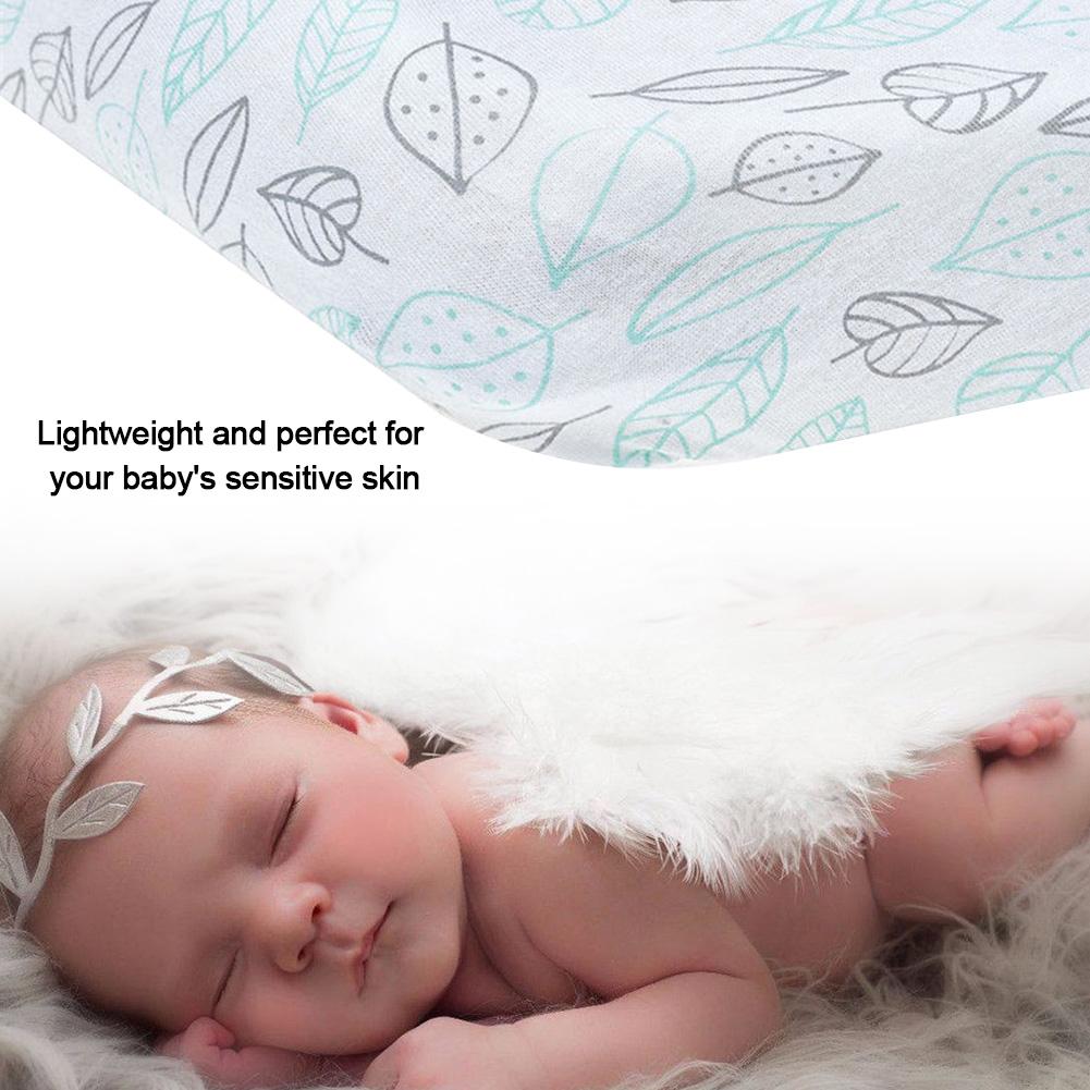 100%  bomuld krybbe lagen blød åndbar baby seng madras dække tegneserie nyfødt sengetøj til barneseng størrelse 130*70*22cm