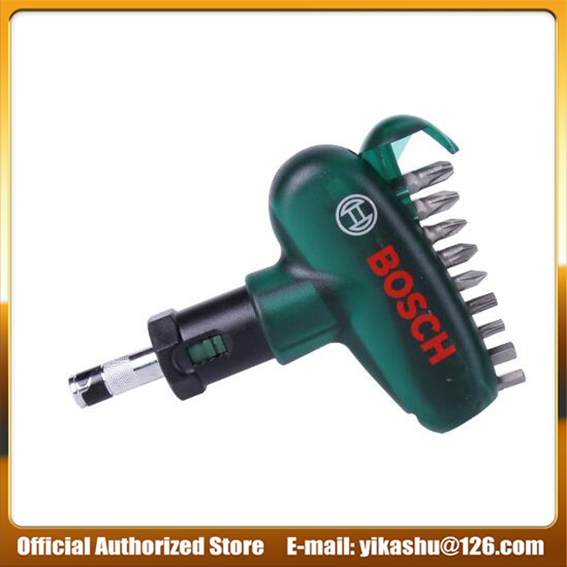BOSCH Power Tools 10 Pieces Ratchet Screwdriver Bit Set