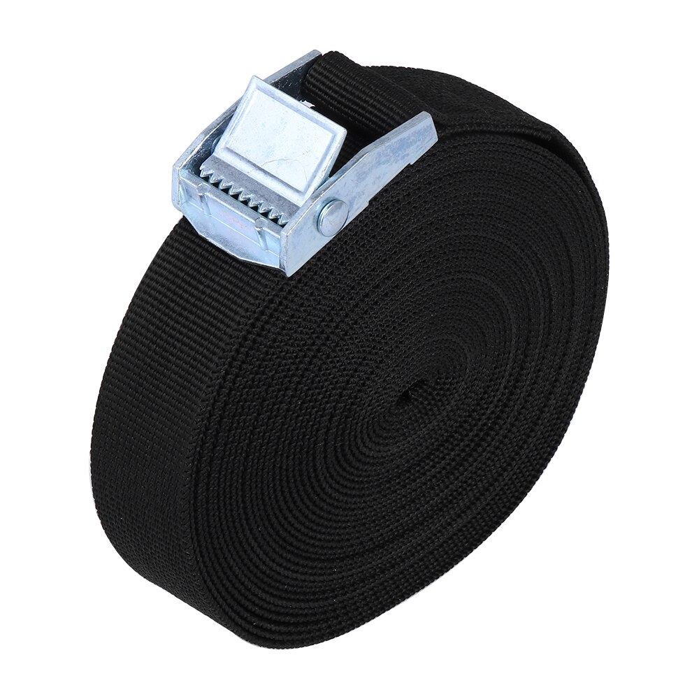 1Pcs Black Buckle Belt Car Cargo Strap Strong Rratchet Luggage Cargo Lashing Bundling Auto Accessories 1-6M