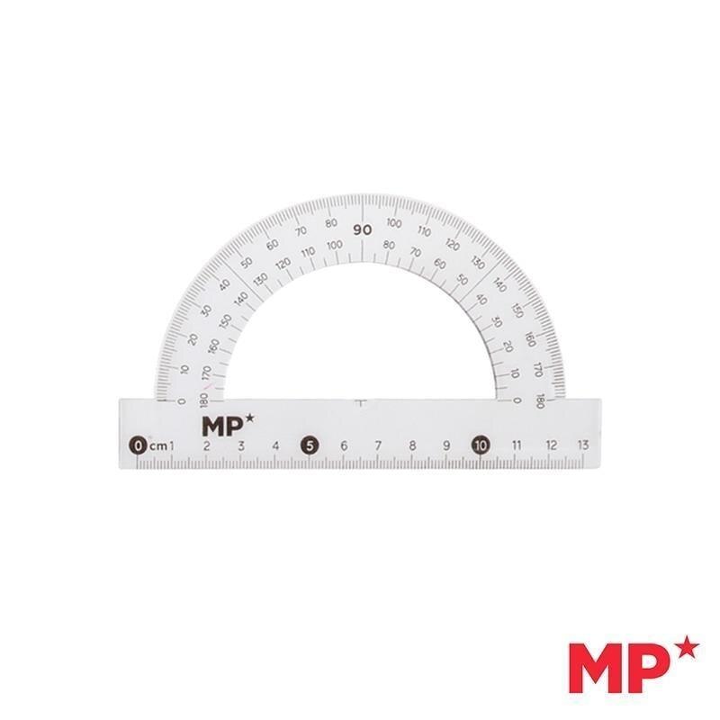 MP® Set de Reglas 4 pzs Escuadra Cartabón Transbordador de Ángulos Dibujo Herramienta Medición Suministros Accesorios Universal Carpintería Papelería Material Escolar Oficina Precisión Transparente Plástico Multiusos