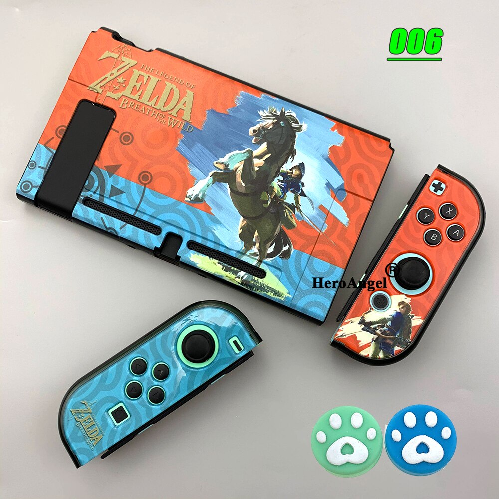 Funda protectora rígida para Nintendo Switch, carcasa de piel para accesorios de consola,