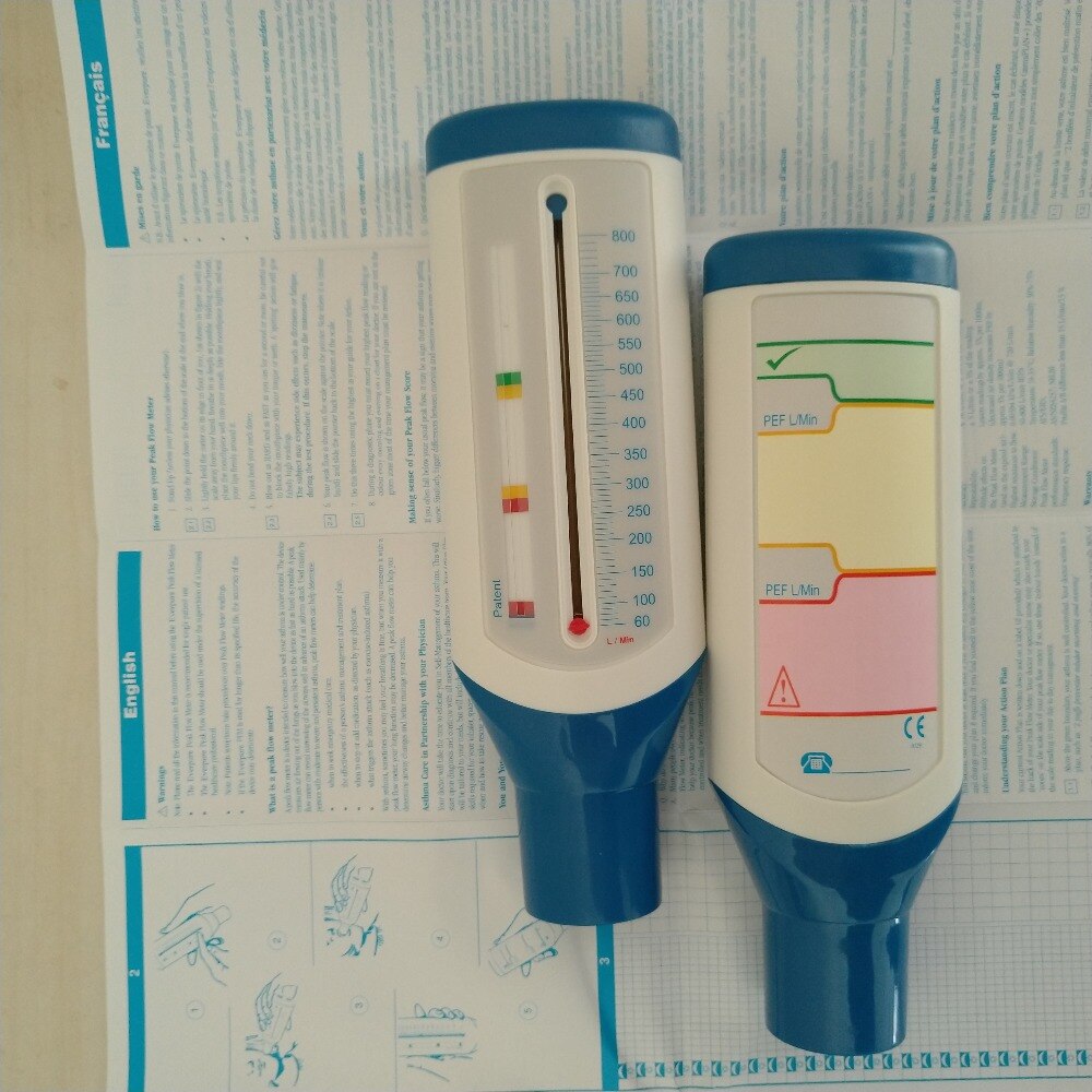 Draagbare Spirometer Piek Snelheid Meter Expiratoire Peak Flow Meter Voor Monitoring Lung Ademhaling Functie Volwassen/Kinderen