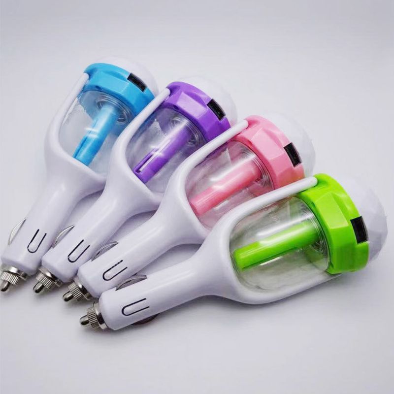 Mini Car Humidifier Air Purifier Filter Home Allergies Smoke Dust Deodorization Mold Pollen Air Cleaner for Bedroom