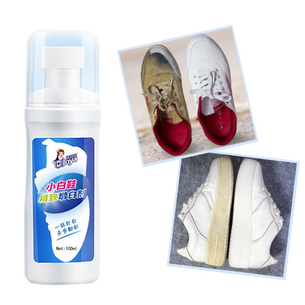 1pc White Shoes Cleaner Whiten Refreshed Polish Cleaning Tool Shoe Brushes Cleaner Shoe For Casual with White Sneakers Leat C0N0