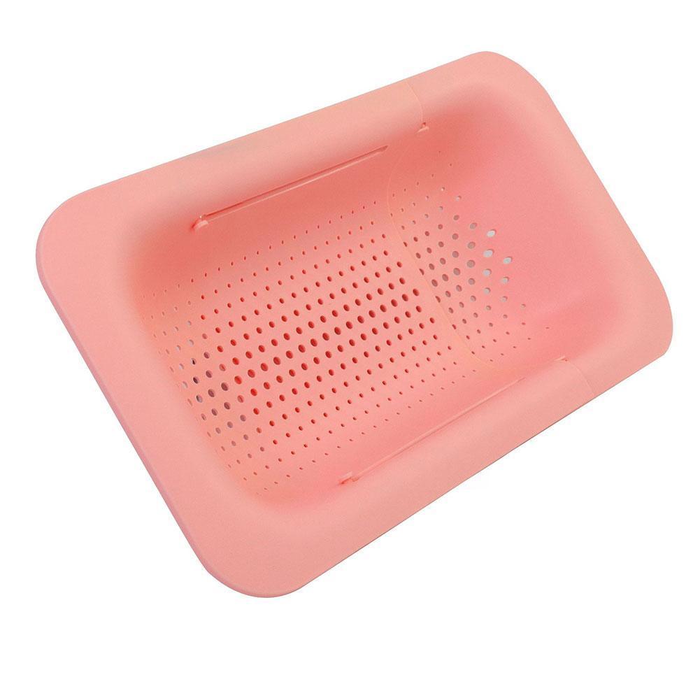 Colador de silicona para escurrir frutas y verduras, colador, escurridor, accesorios de cocina, colador para lavar, 1 unidad, I6n0