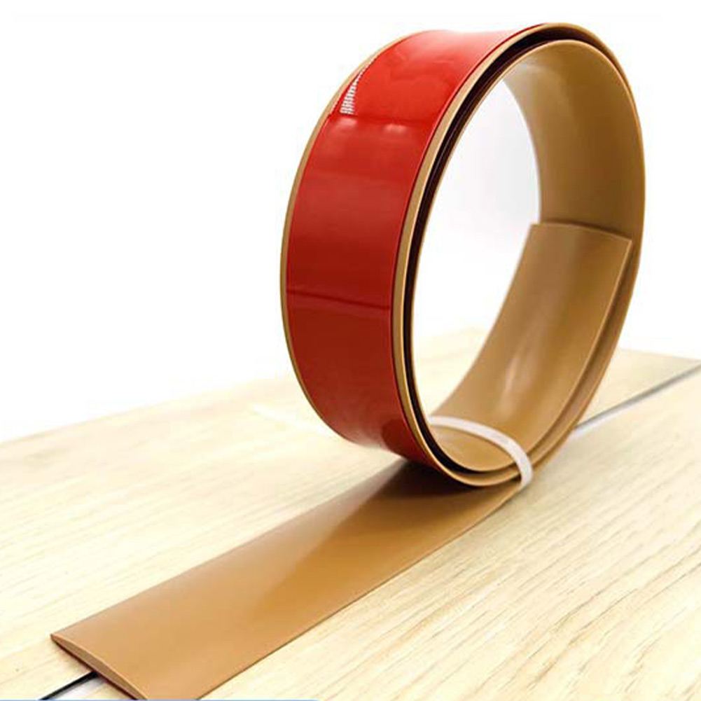 Self Adhesive PVC Flat Floor Transition Strip Laminate Floor Door Divider Strip Adjustable Door Bottom Seal Strip Weatherstrip