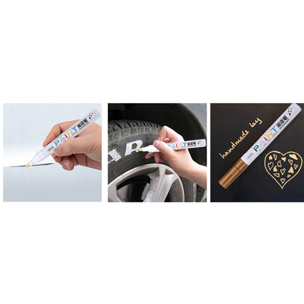 Waterdichte Permanente Verf Pen Band Draad Cd Metalen Metalen Markering Inkt Marker