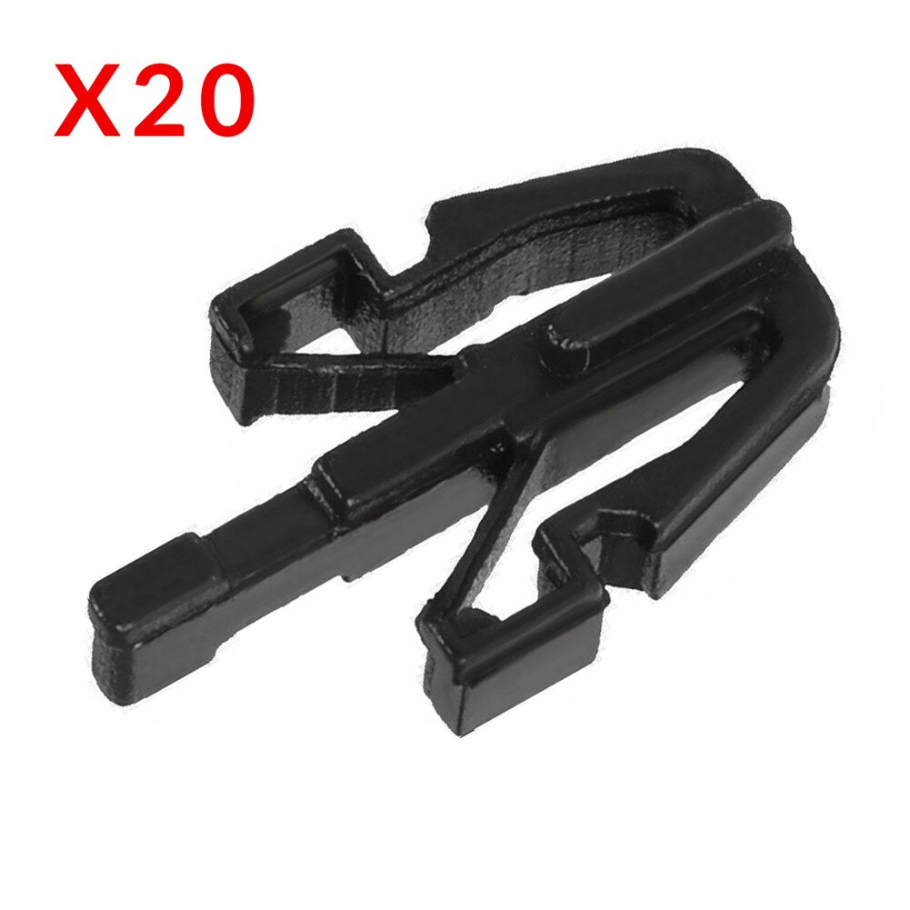 20 Pcs Voor Chevy Gmc Colorado Canyon Grille Retainer Clips 2004-12 Zwart Plastic Materiaal