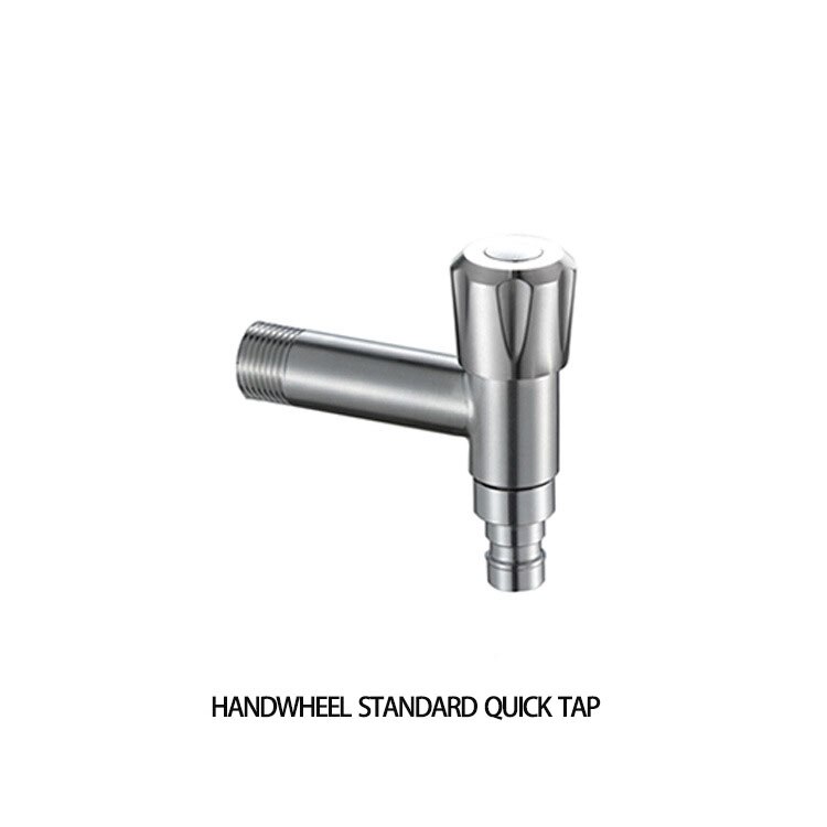 ZOTOBON Convenient Washing Machine Faucet Brass Tap Chrome Plated Water Outlet Kitchen Bathroom Bidet Faucet Fast on Faucets M11: 3