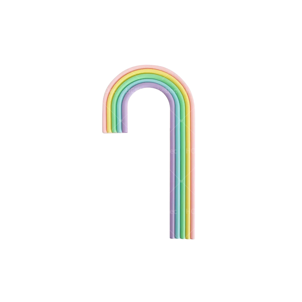 1pc Rainbow Cake Topper Set Large Small Rainbows Cake Topper Pink Blue Brown DIY Boho Birthday Wedding Party Cake Baby Shower: MINT GREEN